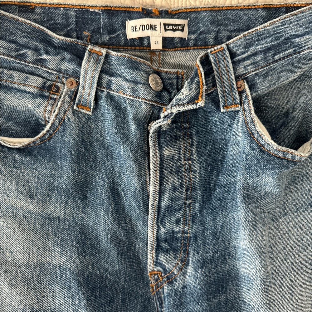 Levi’s ReDone Cropped Jeans Size 25 - Picture 7 of 7